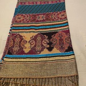 Beautiful Wrap!  Multi - colored with sequin detail!